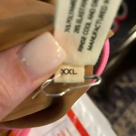 Nu Swim Noodle Floral One Piece Swimsuit Pink XXL - Picture 7 of 8